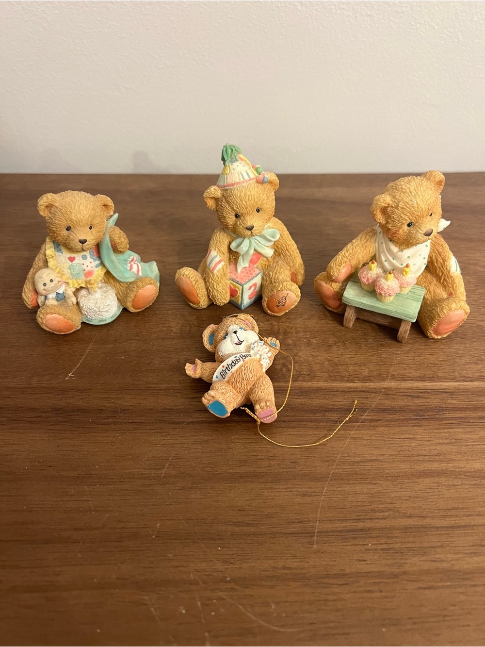 Vintage birthday cherished teddies